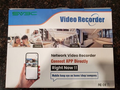 NVR POE SECURITY CAMERA SYSTEM SV3C 4K 16 Channel POE NVR, 8Port Network Video 