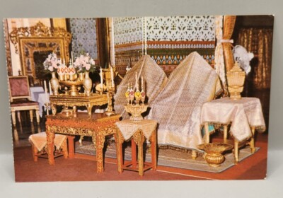 Ceremony Hall Majesties to Pay Homage to Buddhist Priest Postcard