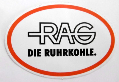 Promotional Stickers Rag Die Ruhr Coal Essen Hard Mining Untertage Buddy Pot