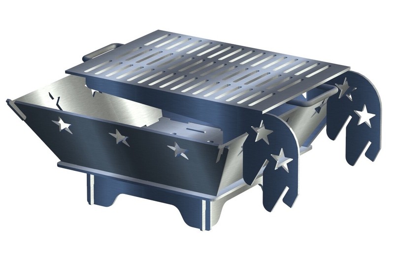 CNC Plasma DXF Files 22 Inch Square FIRE & BBQ PIT FOR CNC Plasma eBay