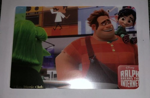Disney's Ralph Breaks The Internet DMC 5 x 7 Lithograph + Sticker Sheet Lot