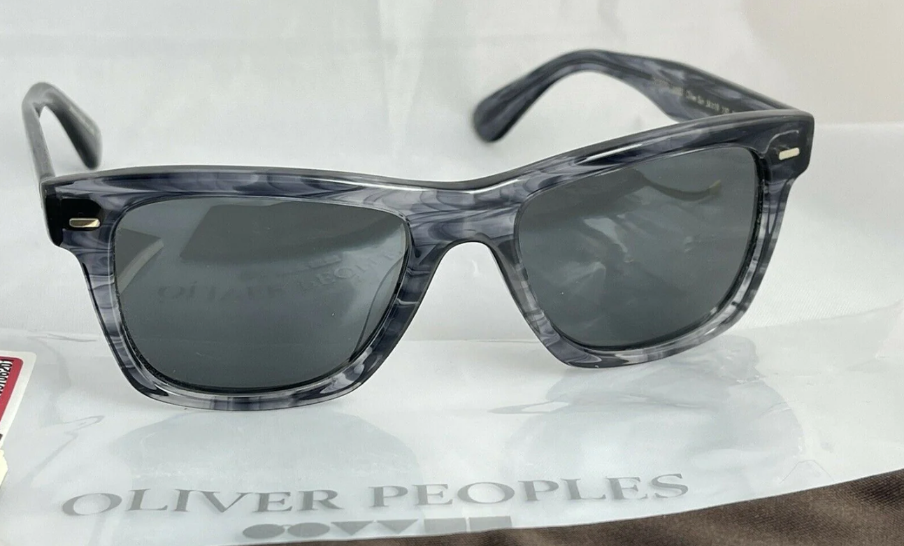 Pre-owned Oliver Peoples Martineaux 49mm Ov5450su In Dk Azure Polar Msrp$642 Great Gift In Gray