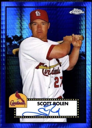 2021 Topps Chrome Platinum Anniversary - Scott Rolen #PA-SR