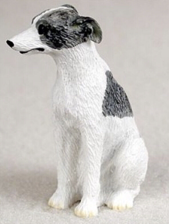 NEW Conversation concepts Tiny Ones Dog Figure Whippet Gray/wht DTN-92c