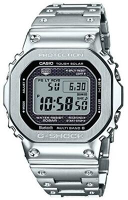 Pre-owned Casio Gmw-b5000d-1jf G-shock Bluetooth Watch Men's Silver Jp Model