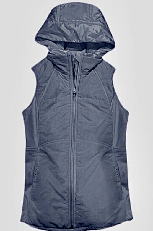 Pre-owned Lululemon Lulu?lemon Another Mile Vestoil Grey024681012nwtusps Ship In Oil Grey