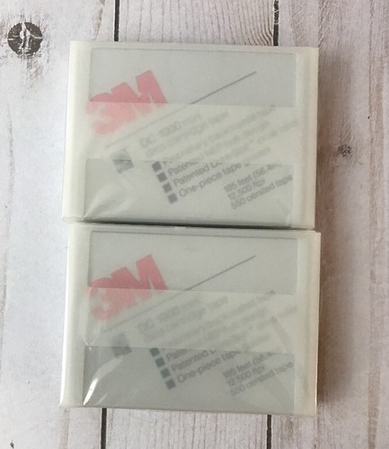 Lot Of 4~3M DC1000 Mini Data Cartridge Tape 20 Mbytes 185 Ft
