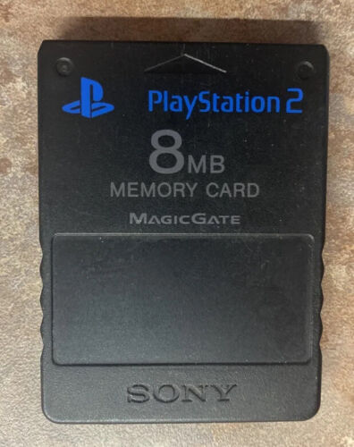 Sony PS2 OEM Memory Card Japanese Version Black 8MB *USA Sony PS2 OEM Memory Card Japanese Version Black 8MB *USA
