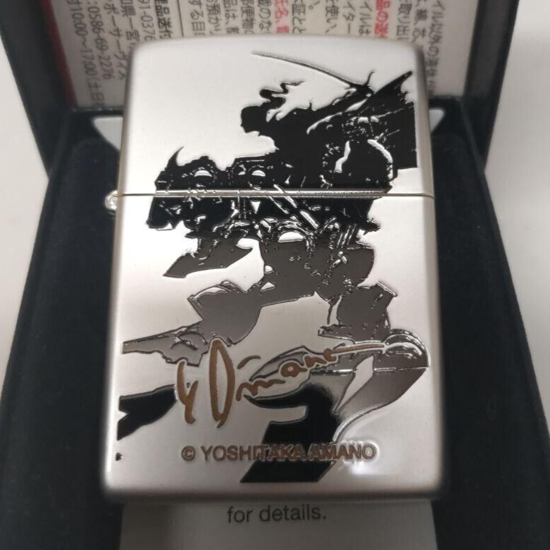 Final Fantasy Zippo Amano Yoshitaka Collection F6-01 Japan Final Fantasy Zippo Amano Yoshitaka Collection F6-01 Japan