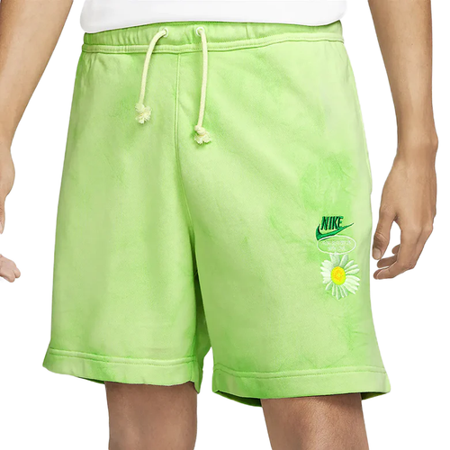 Мужские французские махровые шорты Nike Vivid Green With Love от Beaverton