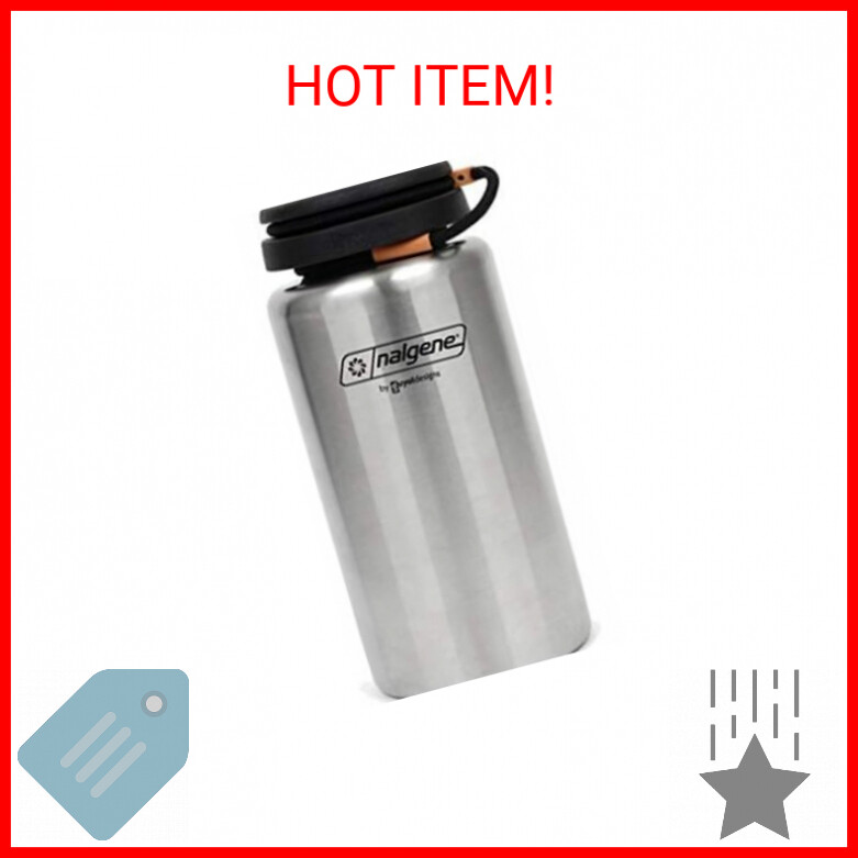 Stainless Water Bottle 38 oz | Nalgene Bottle