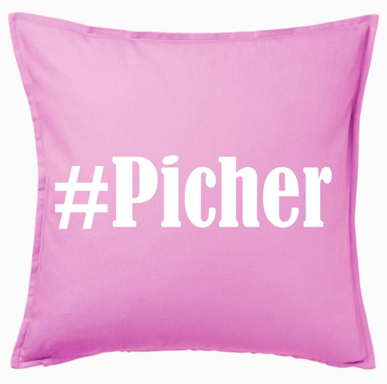 #Picher Kissenbezug Pink Ich Liebe Picher 144654