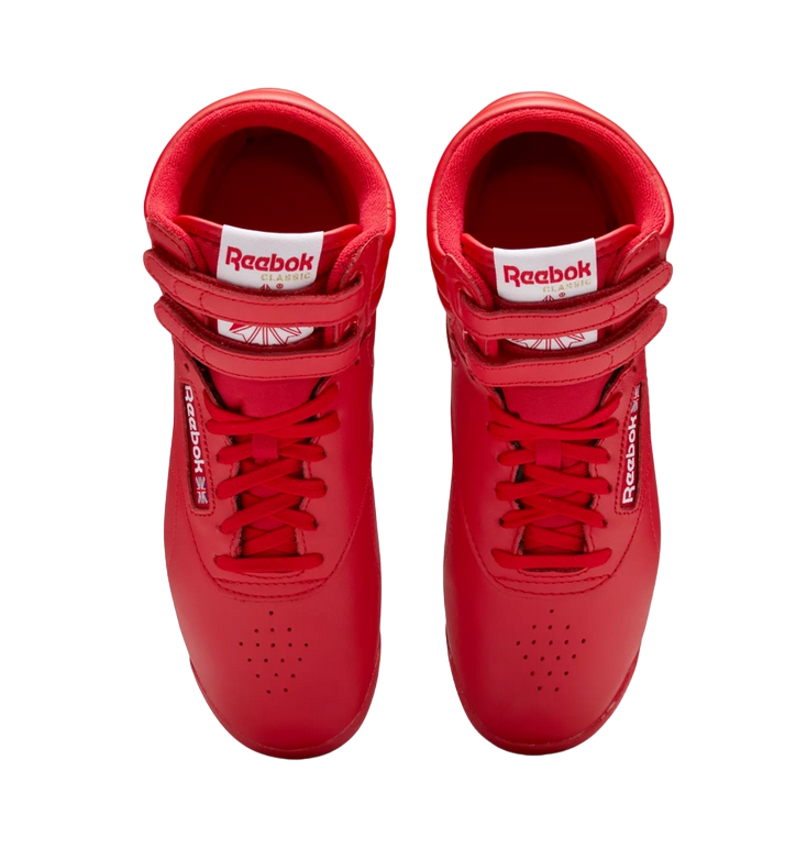 Reebok Classic Women's Red Freestyle Hi Fashion Sneakers GV6724 100005871 F/S HI