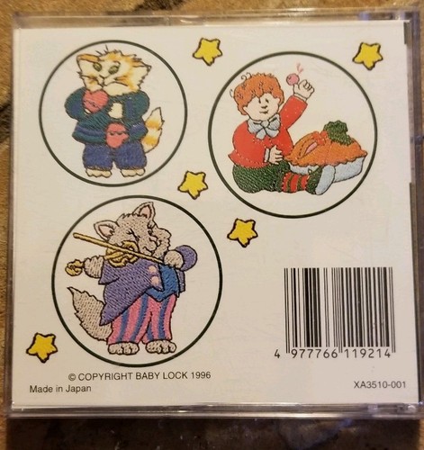 Embroidery Design Card 24 Mother Goose Nursery Rhymes Brother Bernina Babylock