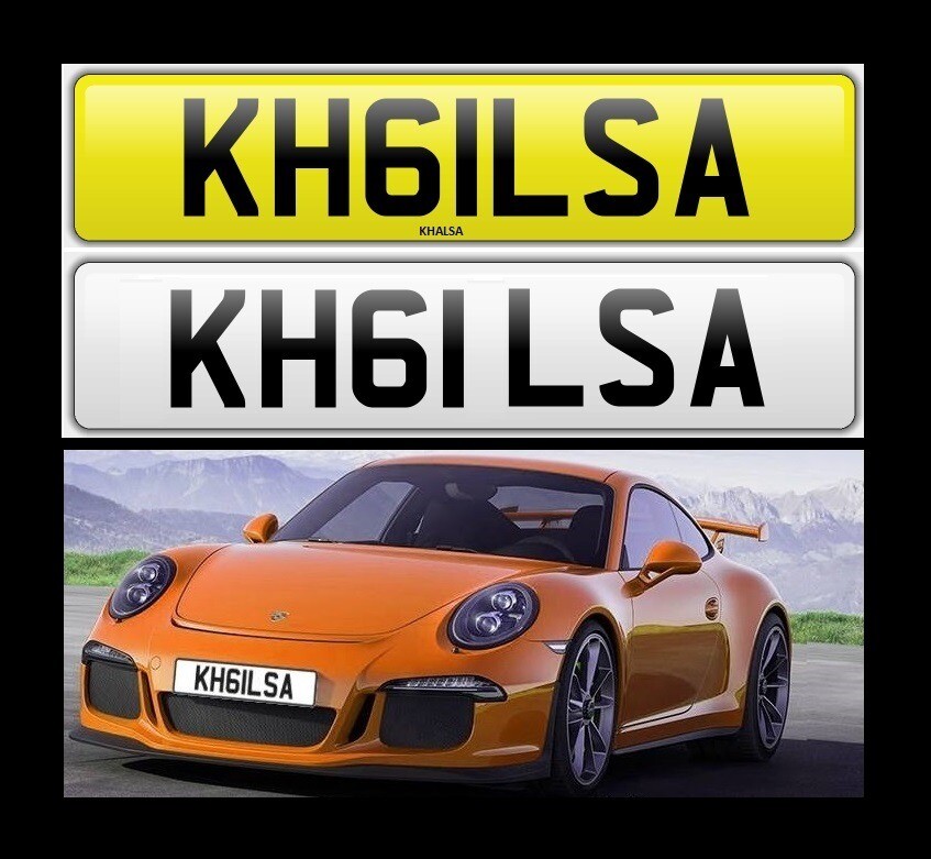 KHALSA private number plate cherished registration reg number Khalistan Asian Sikh punjabi Sikhi