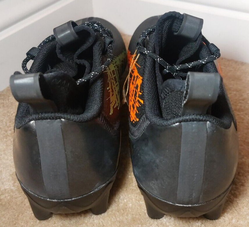 ADIDAS ADIZERO NCAA MIAMI HURRICANES FOOTBALL CLEATS, US MENS 12.5, HQ6424, NEW