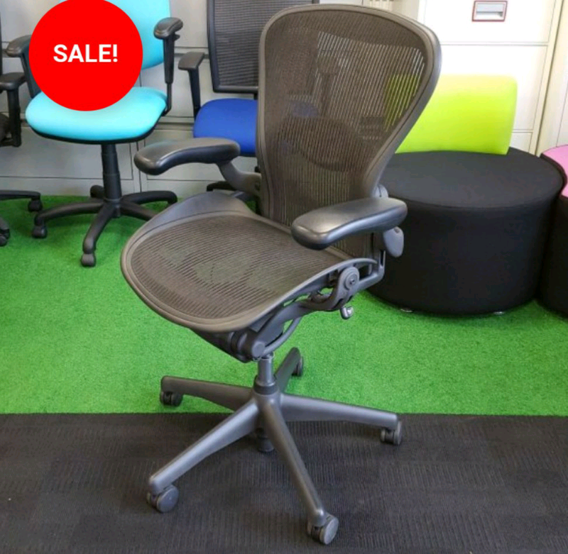 Herman Miller Aeron Fully Loaded With Brand New Lumbar Support