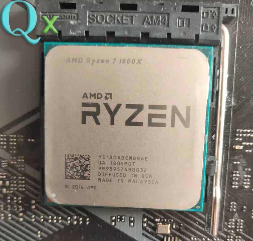 【JULIUS】Ryzen 7 1800X Amazon.com: CPU AMD Desktop Ryzen 7 8C/16T 1800X (4.0GHZ