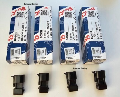 Genuine Bosch EV14 52lb 550cc fuel injectors 2000-05 VW Golf MK4 1.8T turbo 20V