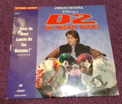 D2 The Mighty Ducks - Laserdisc (1994 Walt Disney, Letterbox) Emilo Estevez