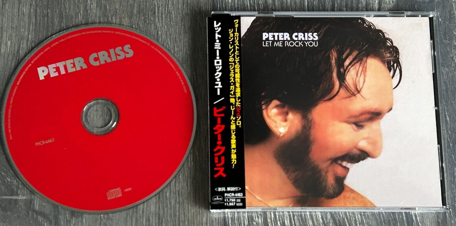 KISS CD Peter Criss Let Me Rock You Japan Japanese 1998 PHCR