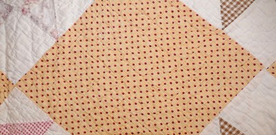 GREAT PRIMITIVE ANTIQUE/VINTAGE CUTTER QUILT! MUTED COLORS