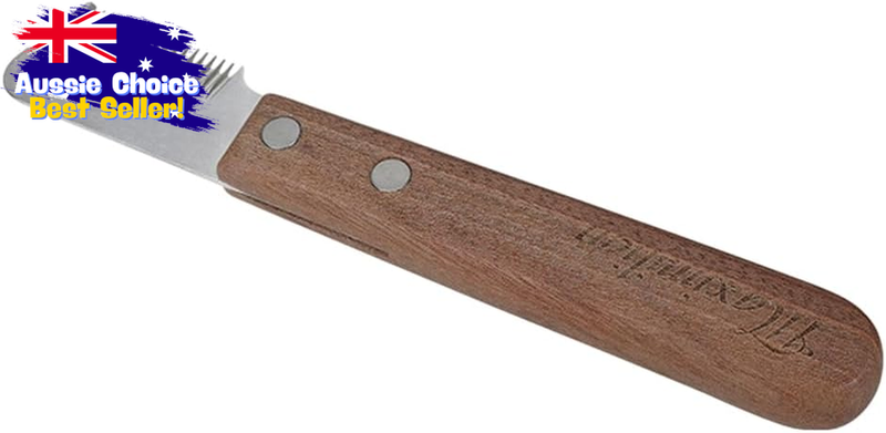 Pet Grooming Stripping Knife - Left/Right Handed, Stainless Steel, 155mm/172mm
