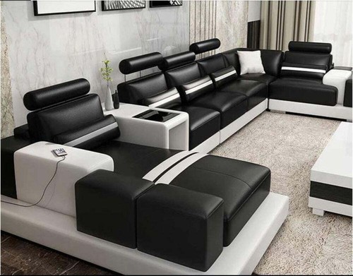 Urban Trend Luxurious Leather Sectional Sofa Set