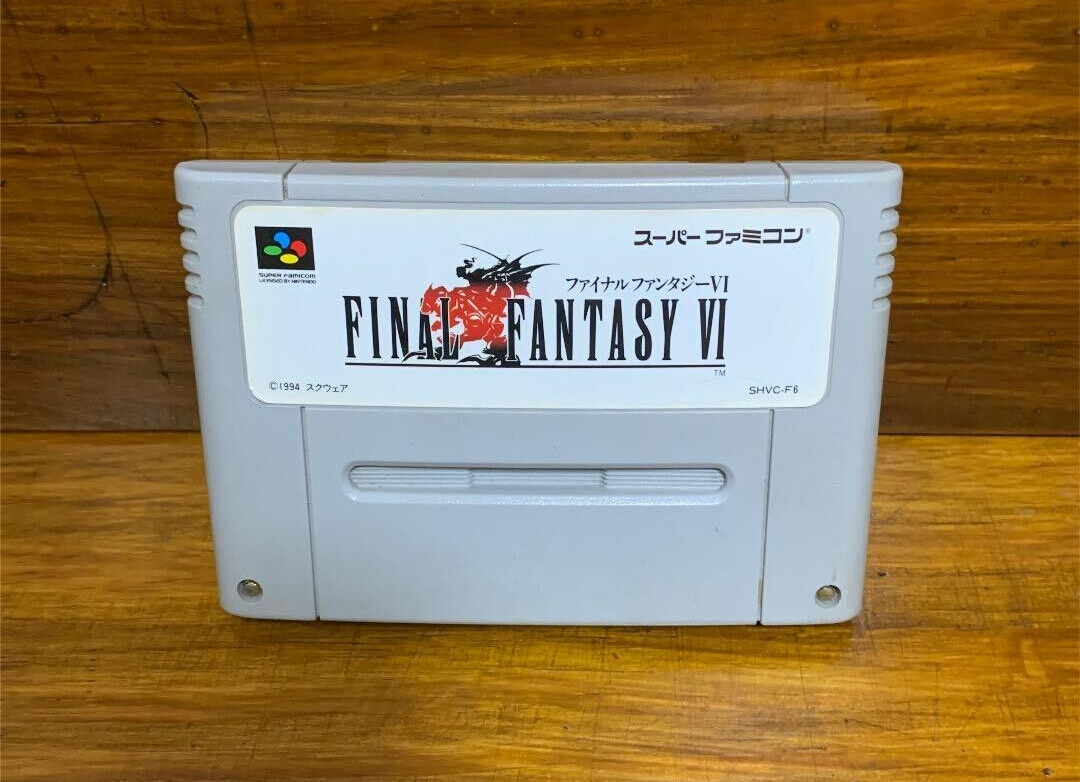 ファイナルファンタジー6 SETZER Final Fantasy FF6 Vintage Rare Card SQUARE ENIX F/S