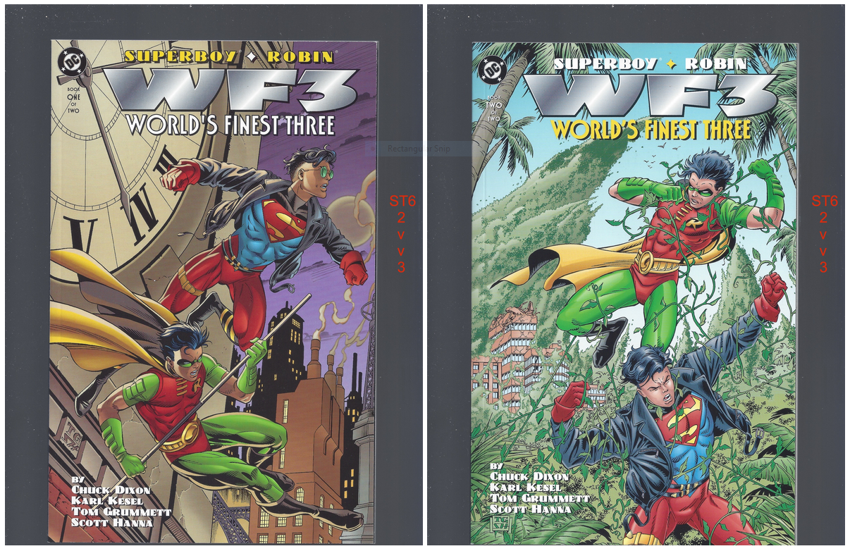 WF3 World's Finest Three Superboy and Robin 1 2 complete lot