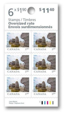 2019 Canada - MINGAN ARCHIPELAGO MNH From Booklet - Far & Wide OVERSIZE Rate