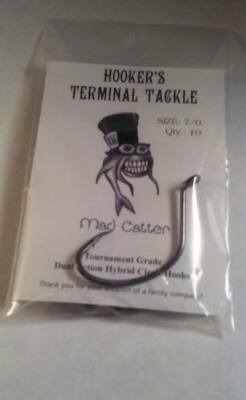Hookers Terminal Tackle MAD CATTER HD XHD Catfish Hybrid Circle Fishing Hooks