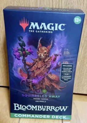 MTG Magic The Gathering Bloomburrow Commander Deck English Squirreled Away 