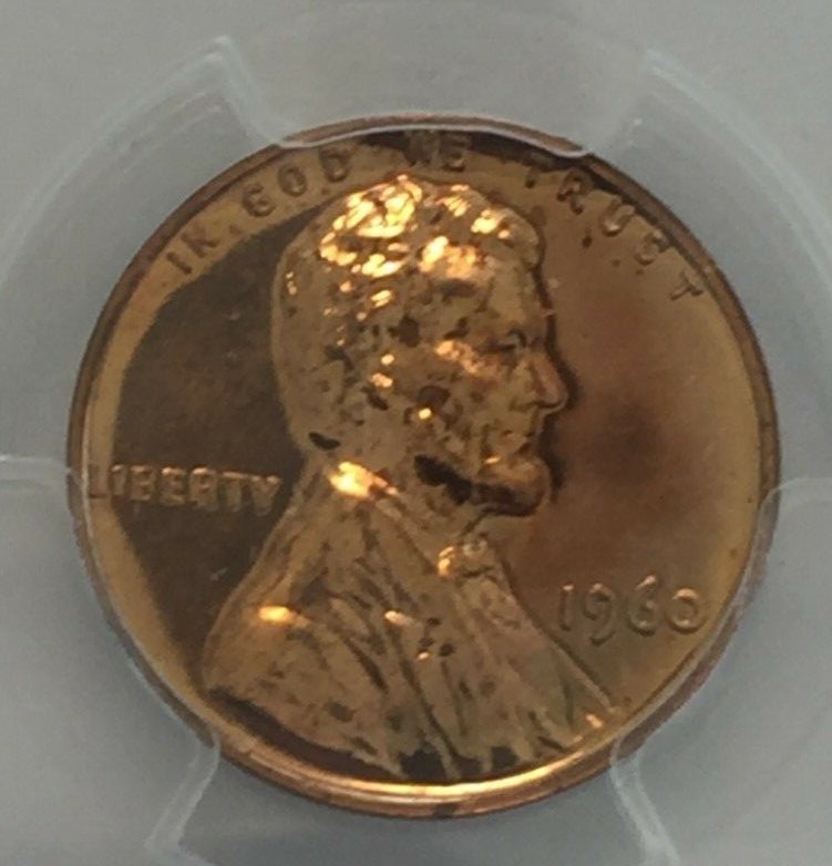 1960 Lincoln Cent TDO FS-103, PCGS PR65RD (FS-023)  Large Over / Small Date