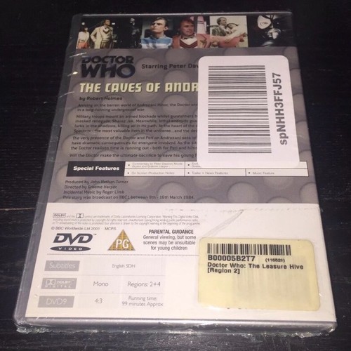 BBC Doctor Who The Caves of Androzani Dvd 1982-84 Brand New Sealed