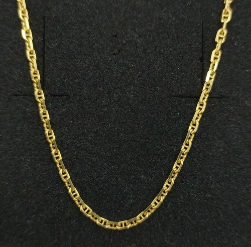 アクセサリー 18k necklace 45cm And pendant set Pure 18K Yellow Gold Necklace Solid AU750 Twisted Rope Chain