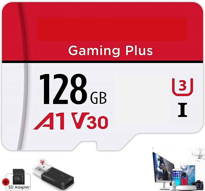 Carte Memoire Micro Sd Xc Class 10+ Adaptateur+Lecteur Carte Memoire 128GO