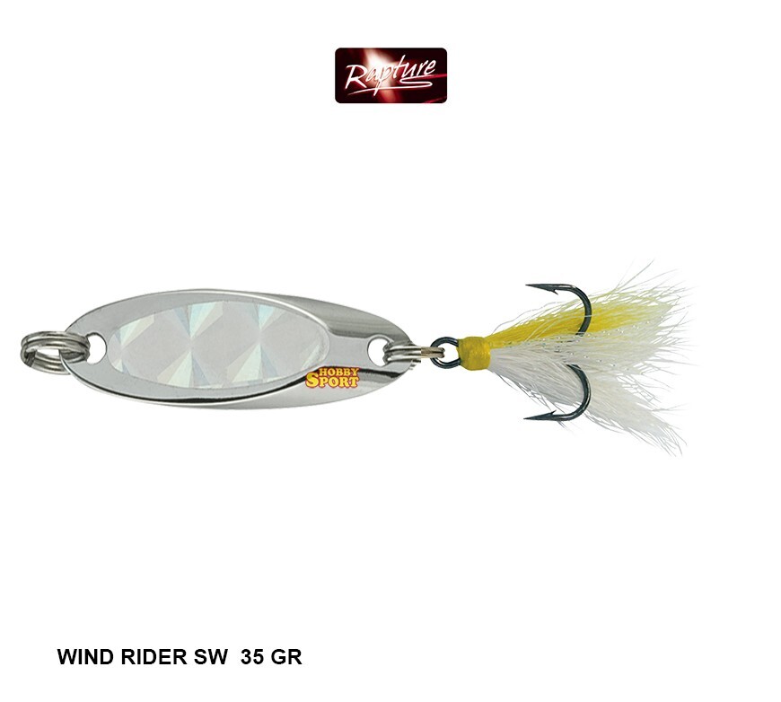 WIND RIDER  SERIE SW ONDULANTE RAPTURE GR 35 COLORE SILVER CON PIUMA 18809701