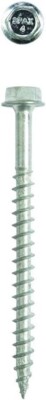 SPAX 1/4-in x 5-in Silver Zinc-Plated Hex-Head Structural Wood Screws (50PC) (N)