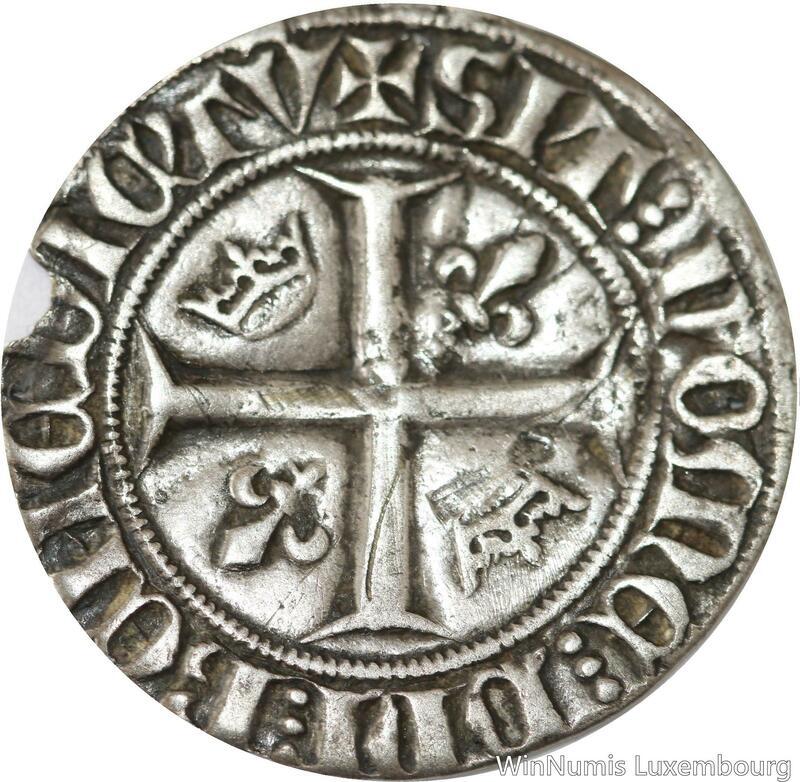 E8374 Rare Blanc GuÃ©Nar Charles Vi 1422 Silver -> Faire Offre