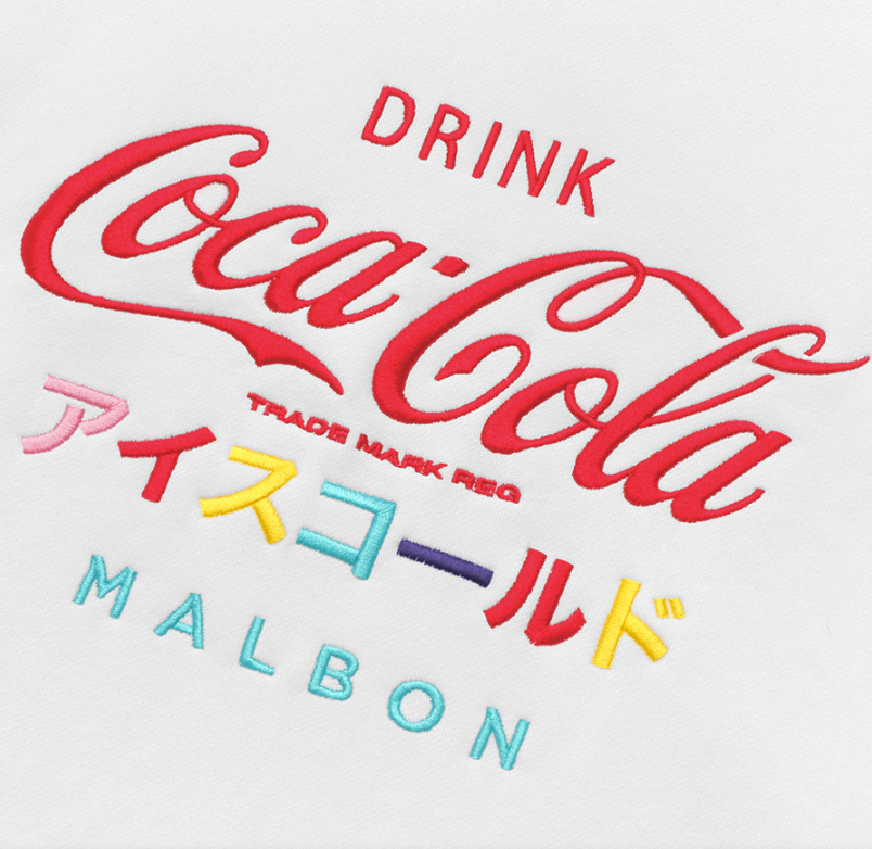Pre-owned Malbon X Coca-cola Collaboration Ice Cold Hoodie, White