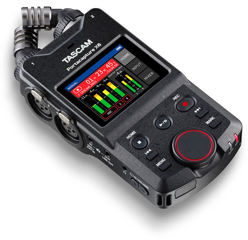 TASCAM　Portacapture X8 Portacapture X8 | 8-Channel 32-Bit Float Portable Audio