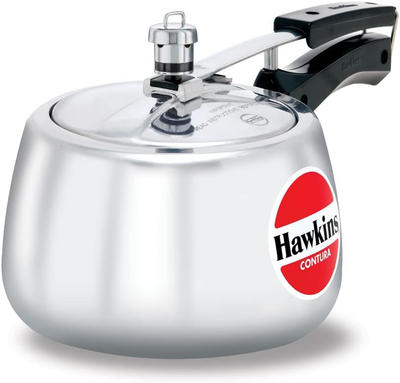 Hawkins HC30 Contura 3-Liter Pressure Cooker, Small, Aluminu