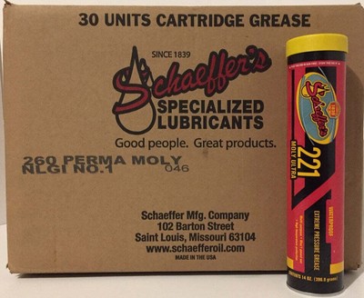 Schaeffers All-Purpose Moly Ultra Grease NLGI #2 | (30) 14oz Tubes
