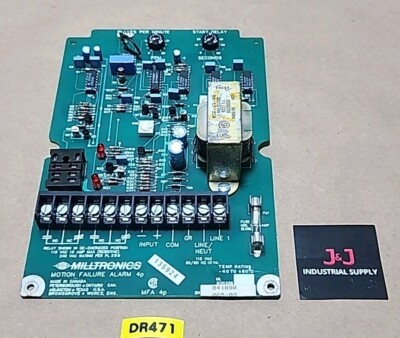 *PREOWNED* Milltronics MFA 4p Motion Failure Alarm Controller Board + Warranty! 