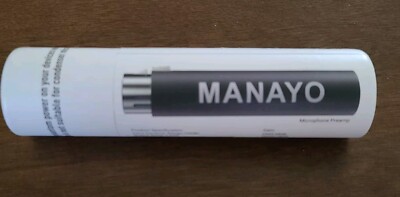 MANAYO DM3 Black Dynamic Passive In-line Ribbon Microphones Preamplifier