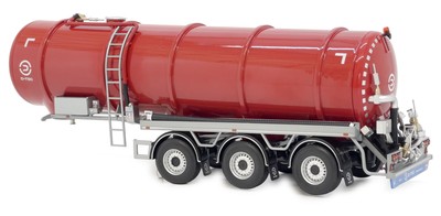 MARGE MODELS, D-Tec Citerne 3 essieux rouge, échelle 1/32, MAR2326-01