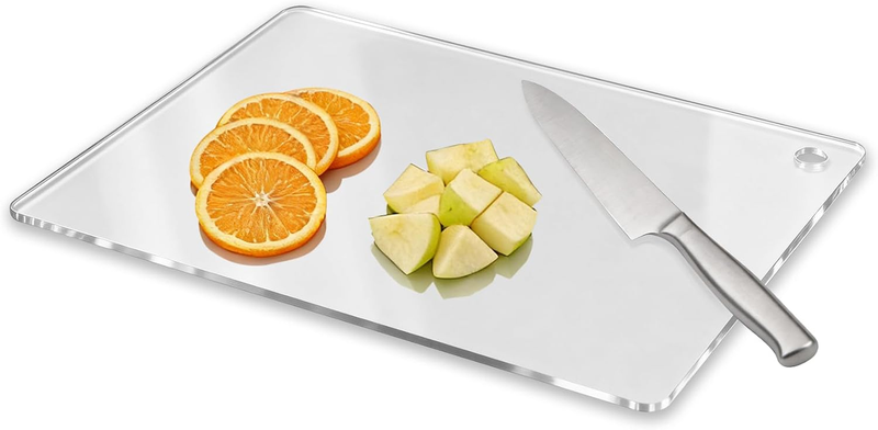 Acrylic Cutting Board for Kitchen, Clear Cutting Board for Countertop Protector