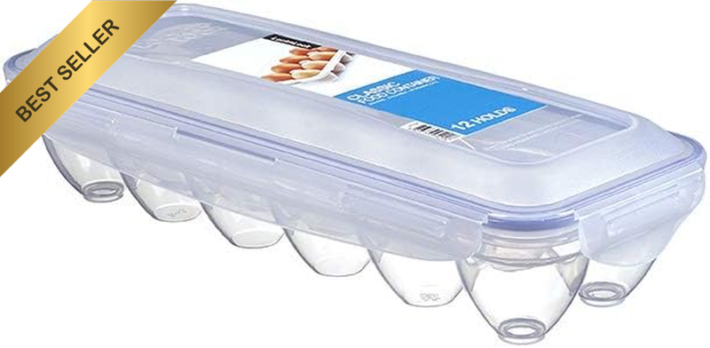 Lock & Lock Egg Dispenser, Clear/Blue, 70129
