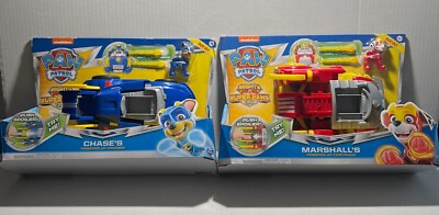 Paw Patrol Chase's Powered Up Cruiser & Marshall's Powered Up Firetruck
